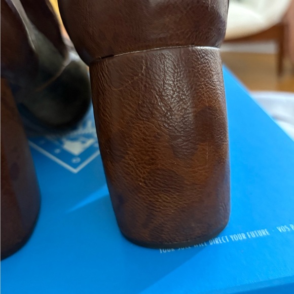 Brown and Tan Tassel Women's Shoes - Picture 5 of 7